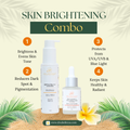 DivaBellezza™  Brightening & Protection Combo | SPF 50 PA++++ Sunscreen + Vitamin C 10% & Hyaluronic Acid Serum
