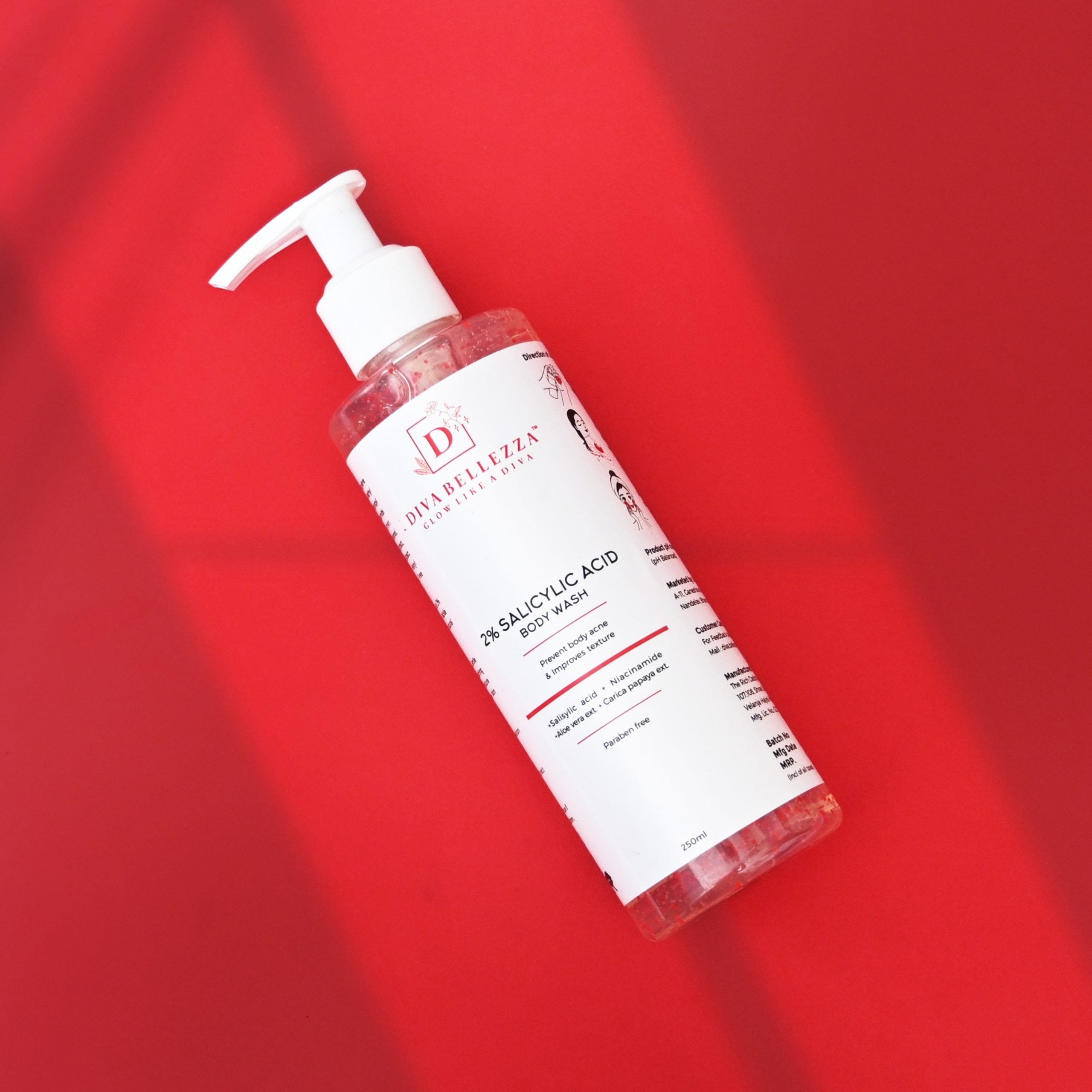 DivaBellezza™ 2% Salicylic Acid Body Wash