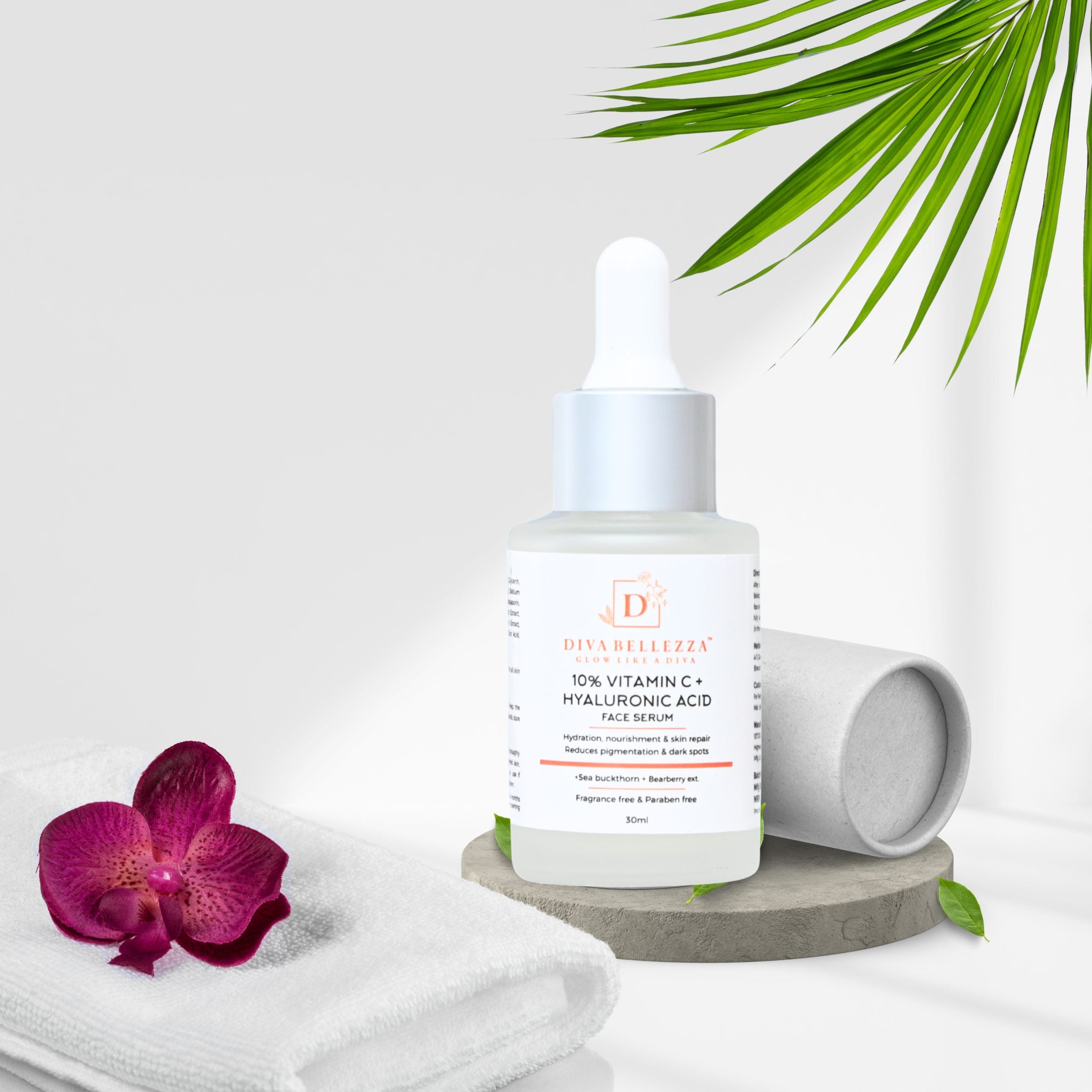 DivaBellezza™ Vitamin C 10% + Hyaluronic Acid Face Serum