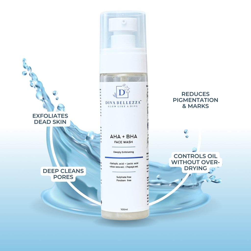 DivaBellezza™ AHA BHA Face Wash