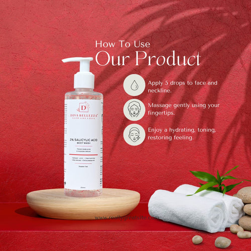 DivaBellezza™ 2% Salicylic Acid Body Wash
