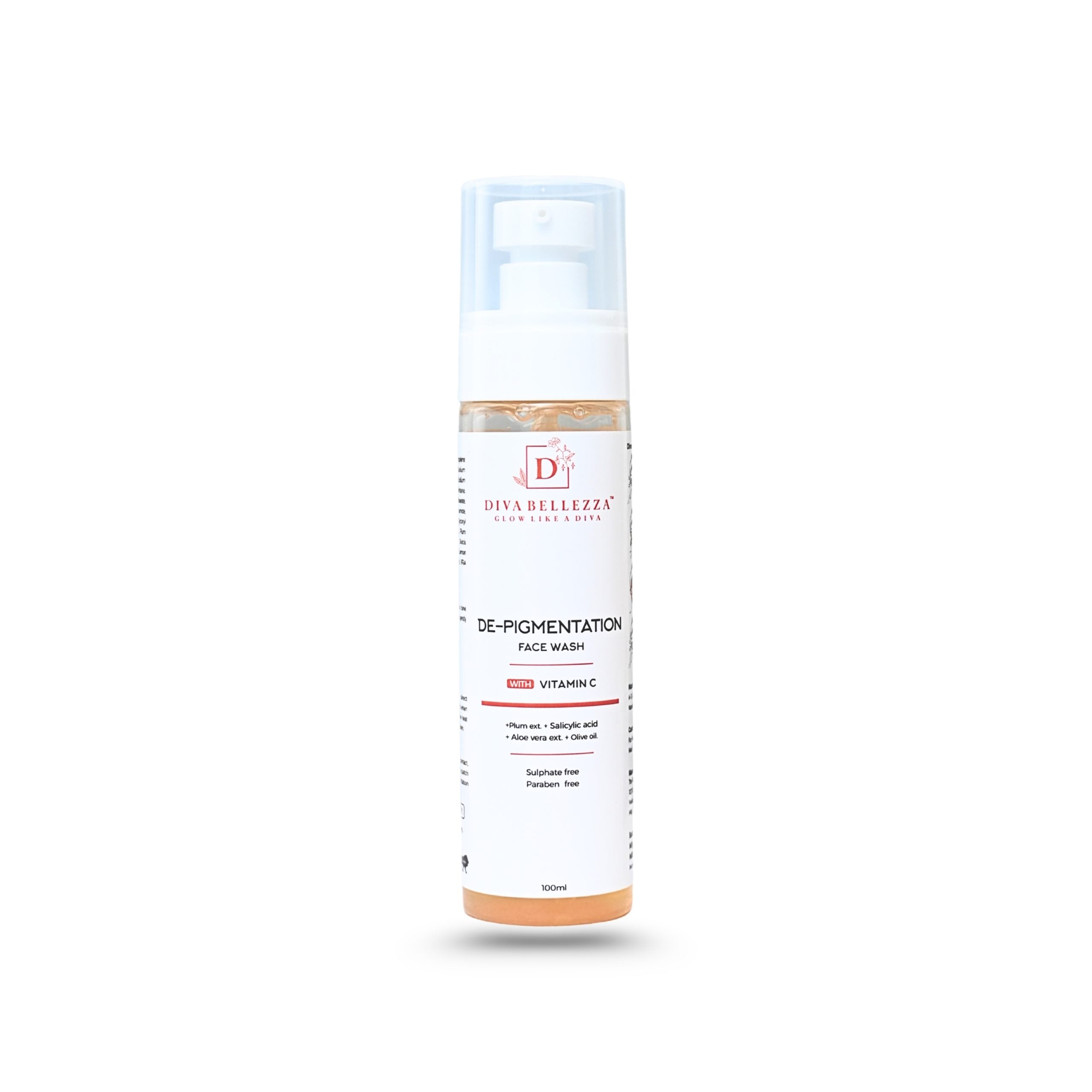 DivaBellezza™ De-Pigmentation Vitamin C Face Wash