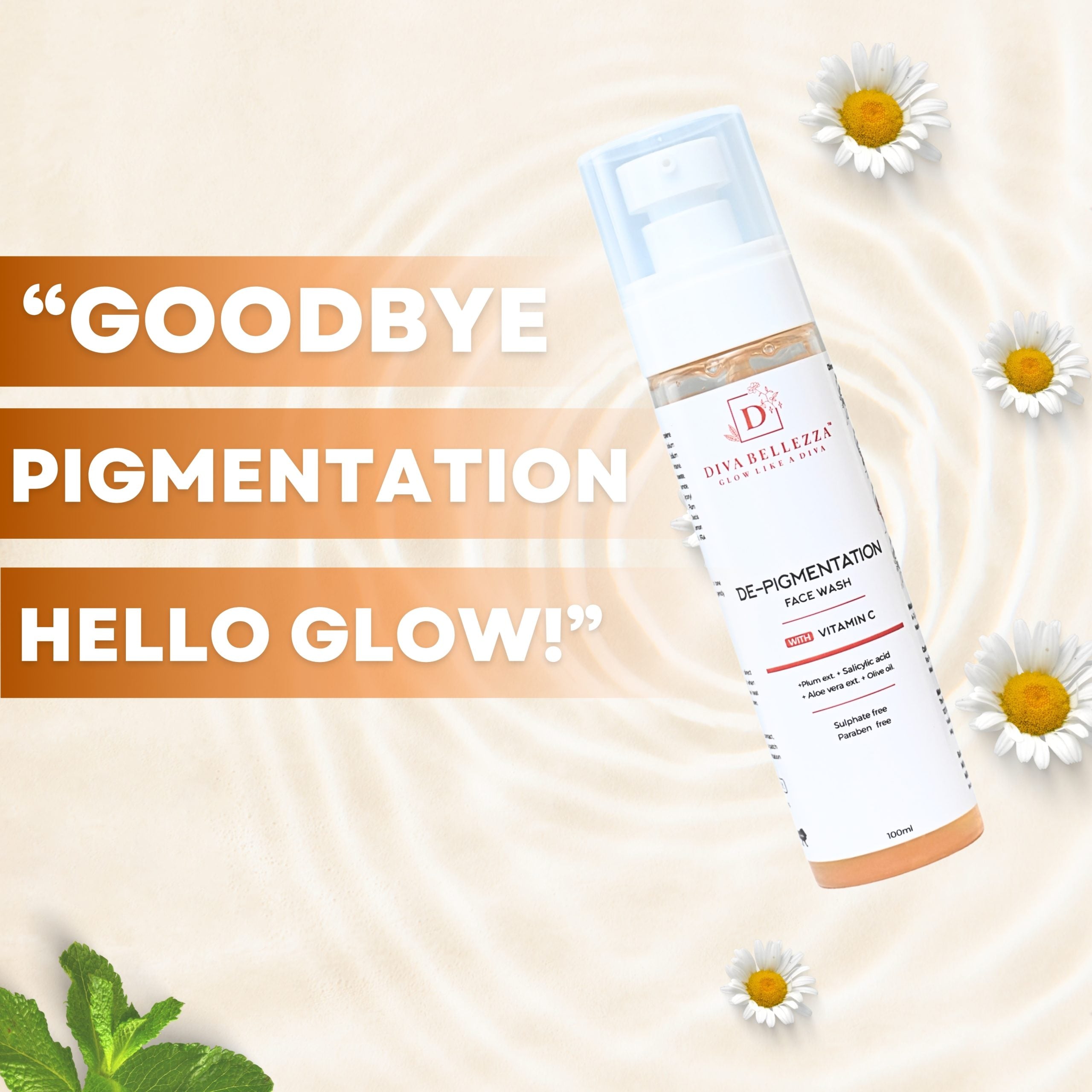 DivaBellezza™ De-Pigmentation Vitamin C Face Wash