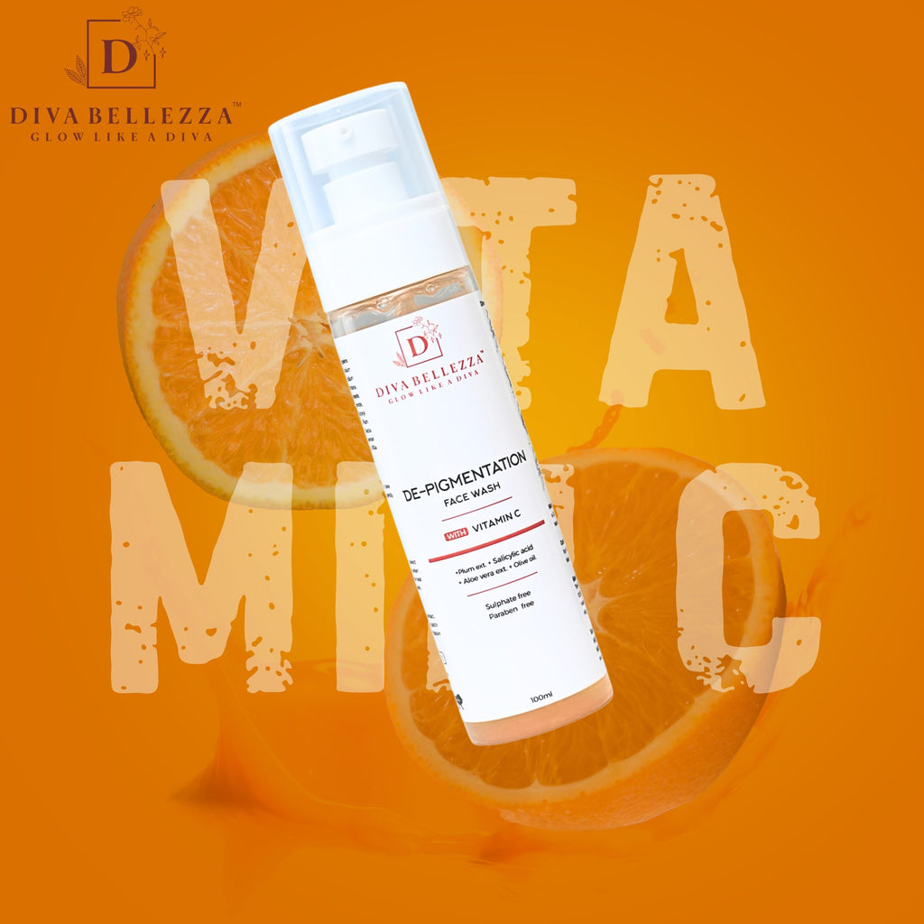 DivaBellezza™ De-Pigmentation Vitamin C Face Wash